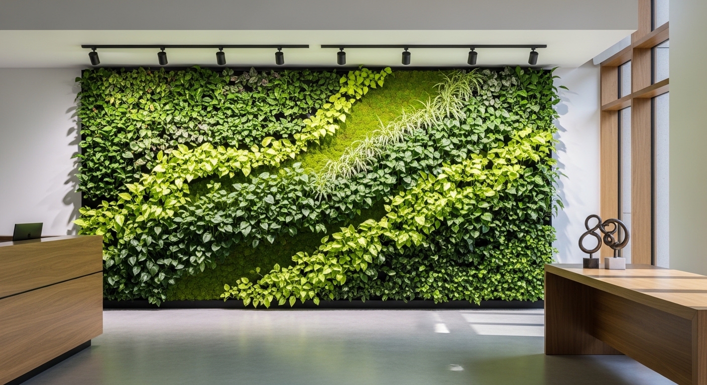 Jardim vertical corporativo